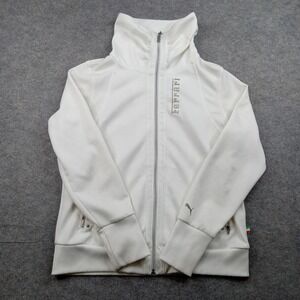 Puma Ferrari Jacket Womens XL White Full Zip Track‎ Scuderia Motorsport Racing